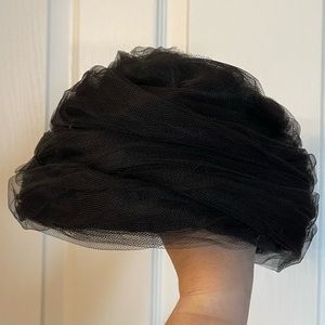 Vintage Mr. John Tulle Turban Style Hat/Fascinator 1950’s 1960’s